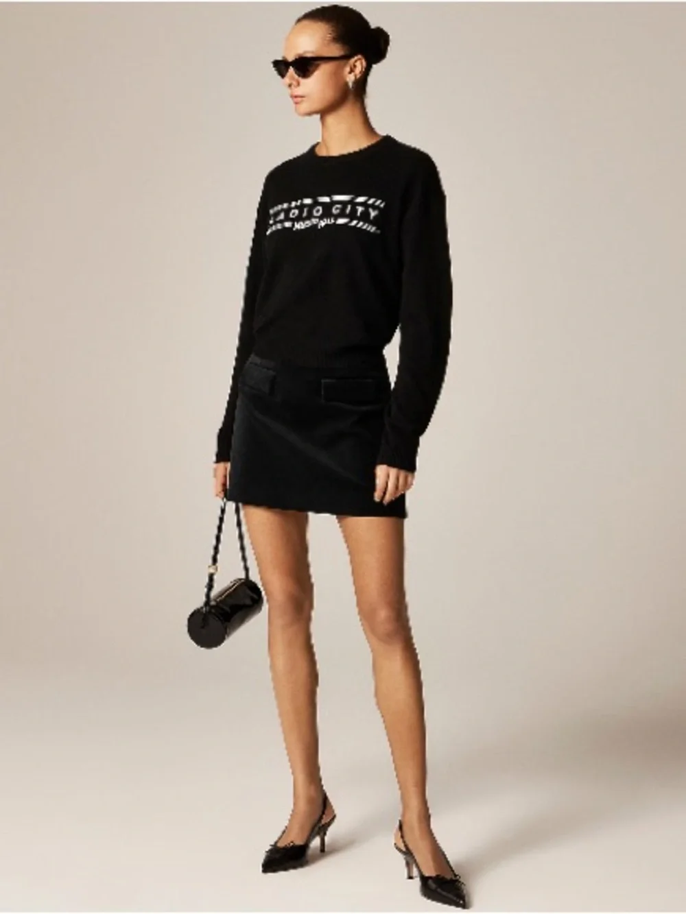 J.Crew Radio City Music Hall X J.Crew Perfect cashmere crewneck sweater CS509